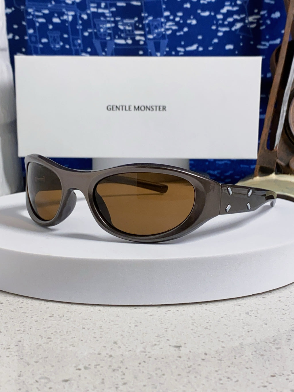Gentle Monster MM003 Cat-Eye Brown Lens Sunglasses for Women