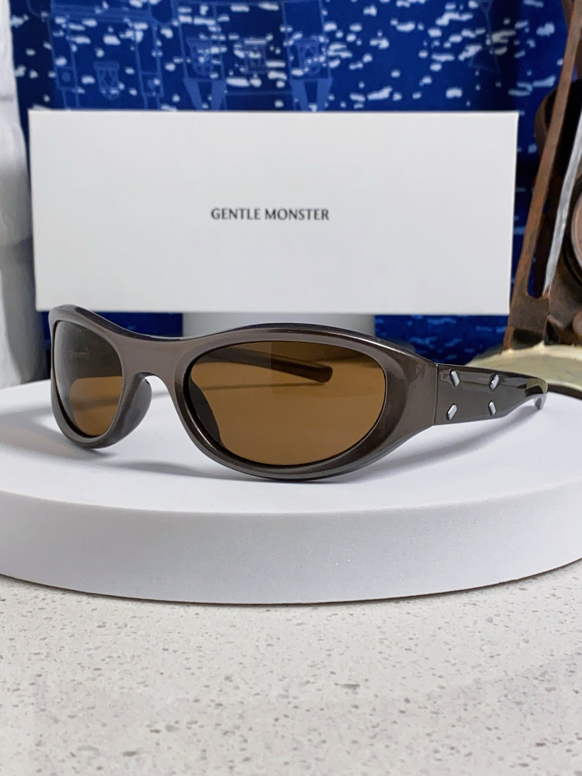 Gentle Monster MM003 Cat-Eye Brown Lens Sunglasses for Women