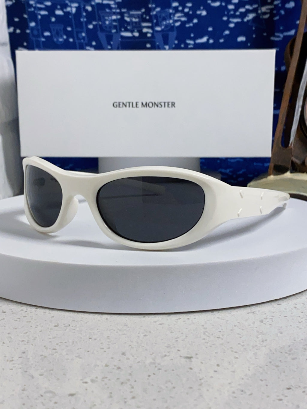 Gentle Monster MM003 Cat-Eye Silver Lens Sunglasses for Women