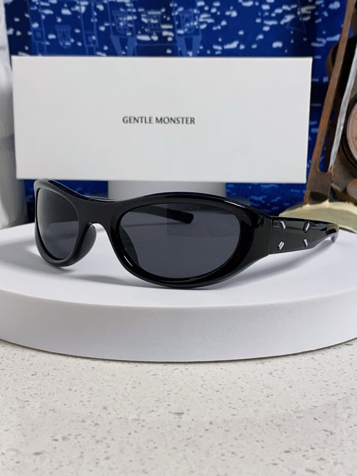 Gentle Monster MM003 Cat-Eye Black Lens Sunglasses for Women - 416459