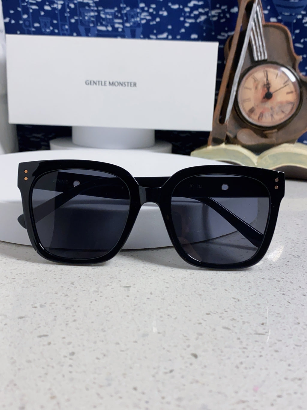 Gentle Monster KUKU Polarized Square Red Lens Sunglasses for Women - detail image 9