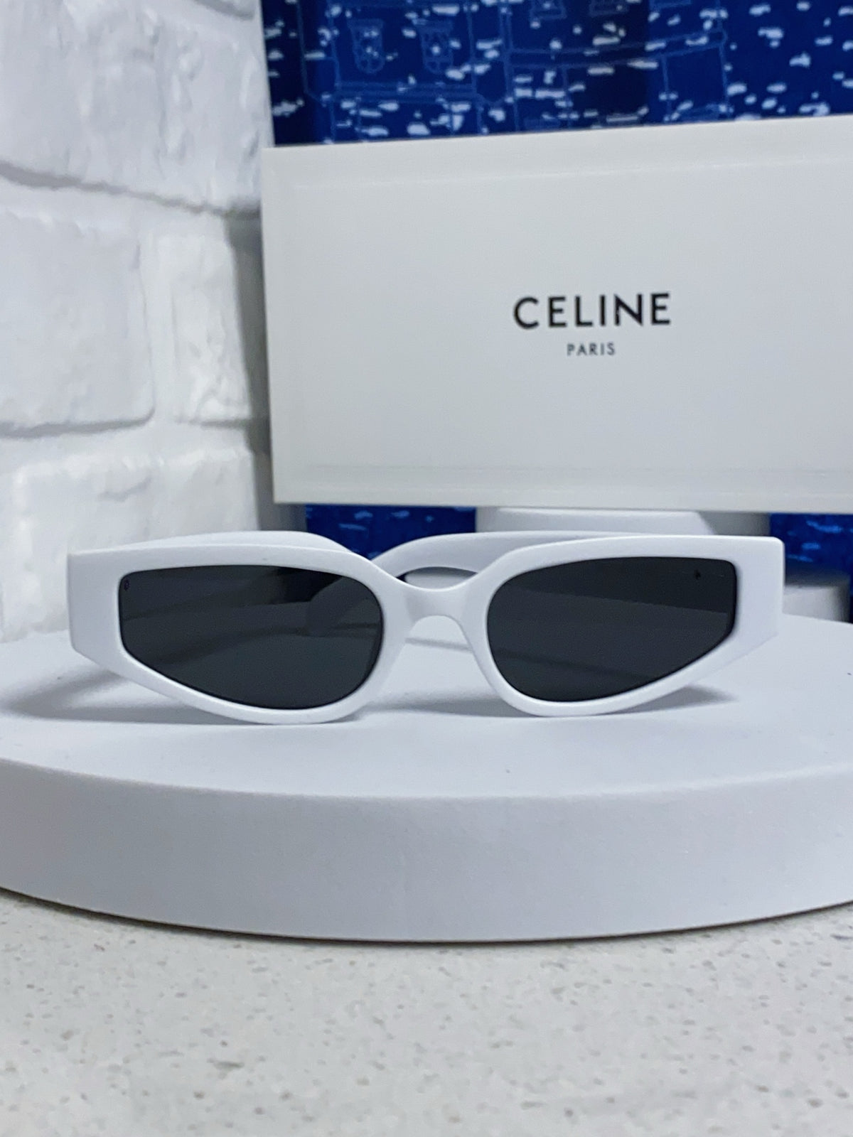 Celine Cat-Eye Silver Lens Sunglasses for Men & Women - 465471 - detail image 2
