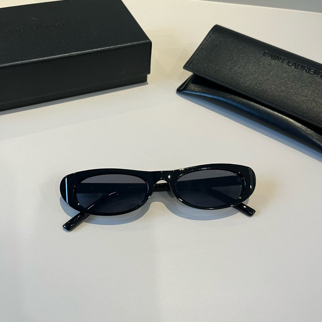 Saint Laurent Cat-Eye Blue Lens Sunglasses for Men & Women - detail image 9