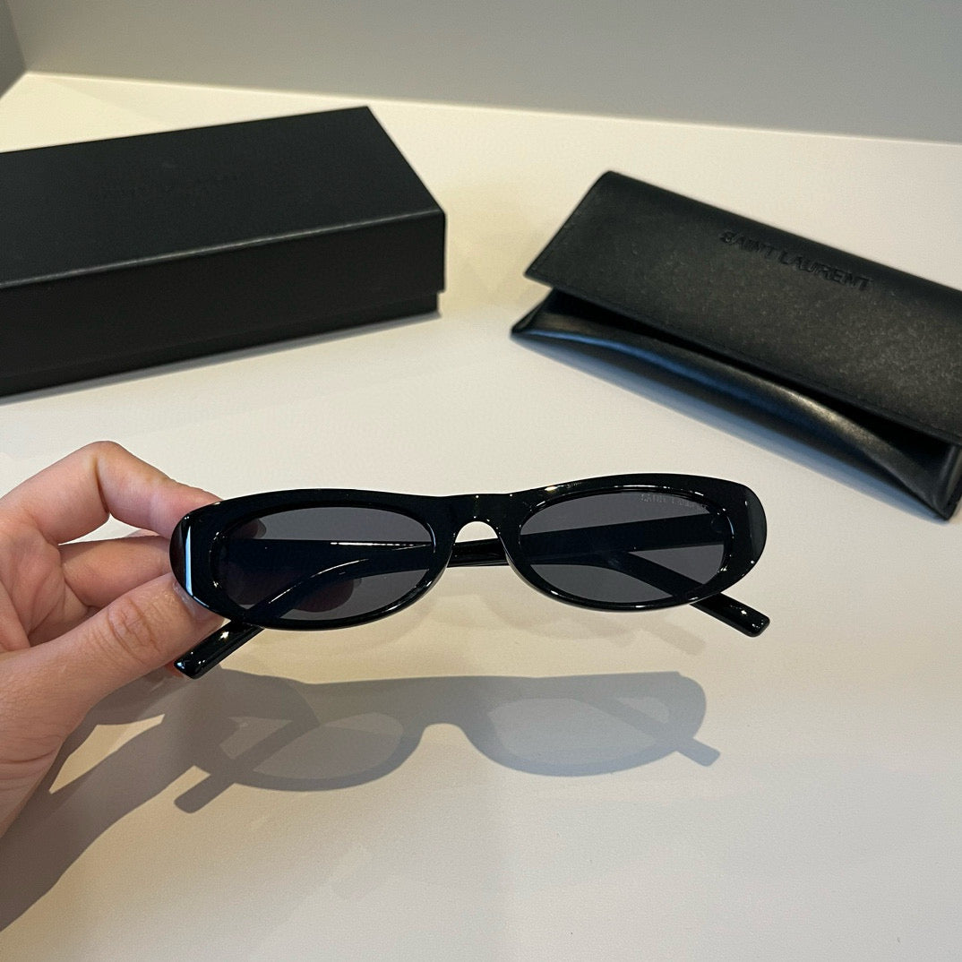 Saint Laurent Cat-Eye Blue Lens Sunglasses for Men & Women - detail image 7