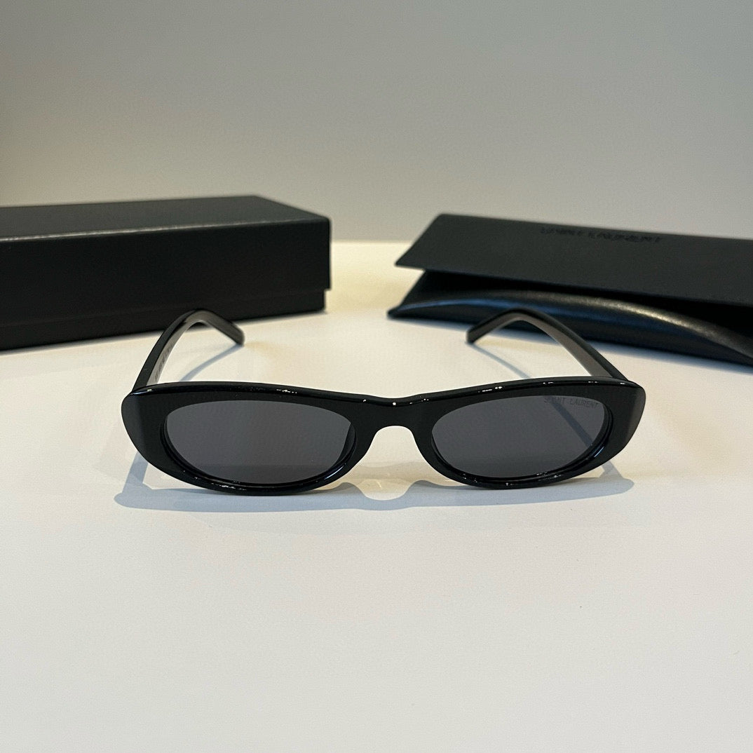 Saint Laurent Cat-Eye Blue Lens Sunglasses for Men & Women - detail image 2