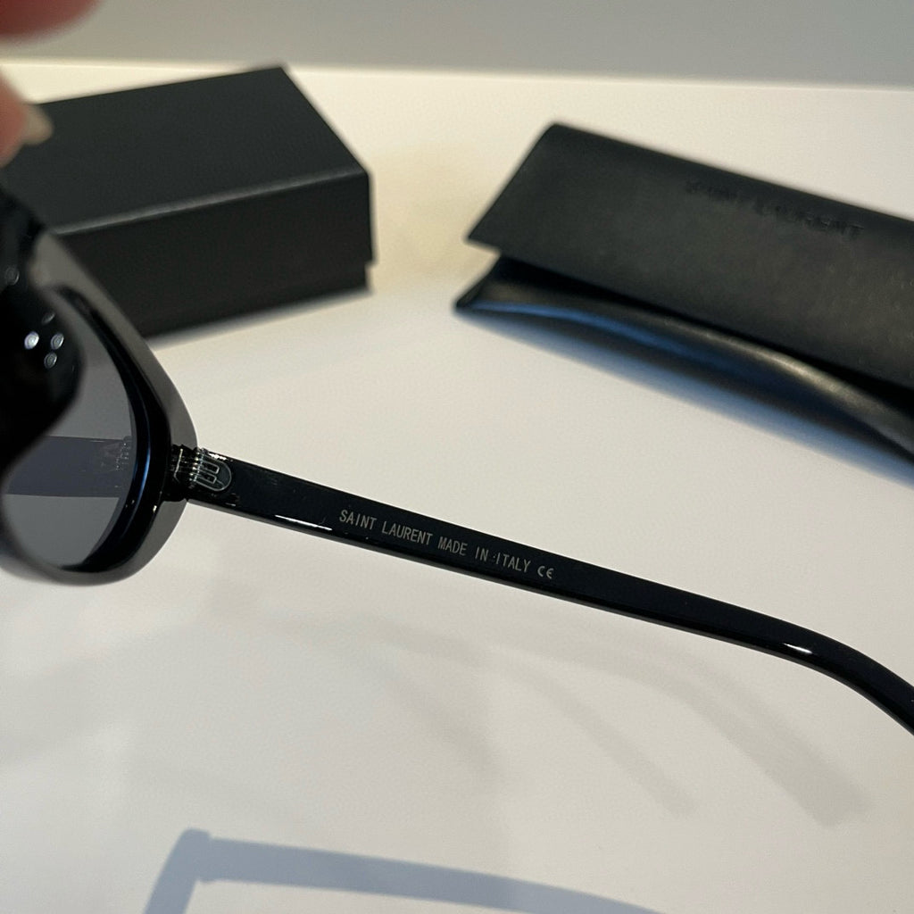 Saint Laurent Cat-Eye Blue Lens Sunglasses for Men & Women - detail image 8