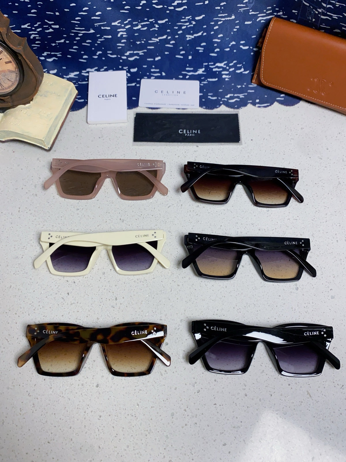 Celine Square Black Lens Sunglasses for Men & Women - 431938 - detail image 11