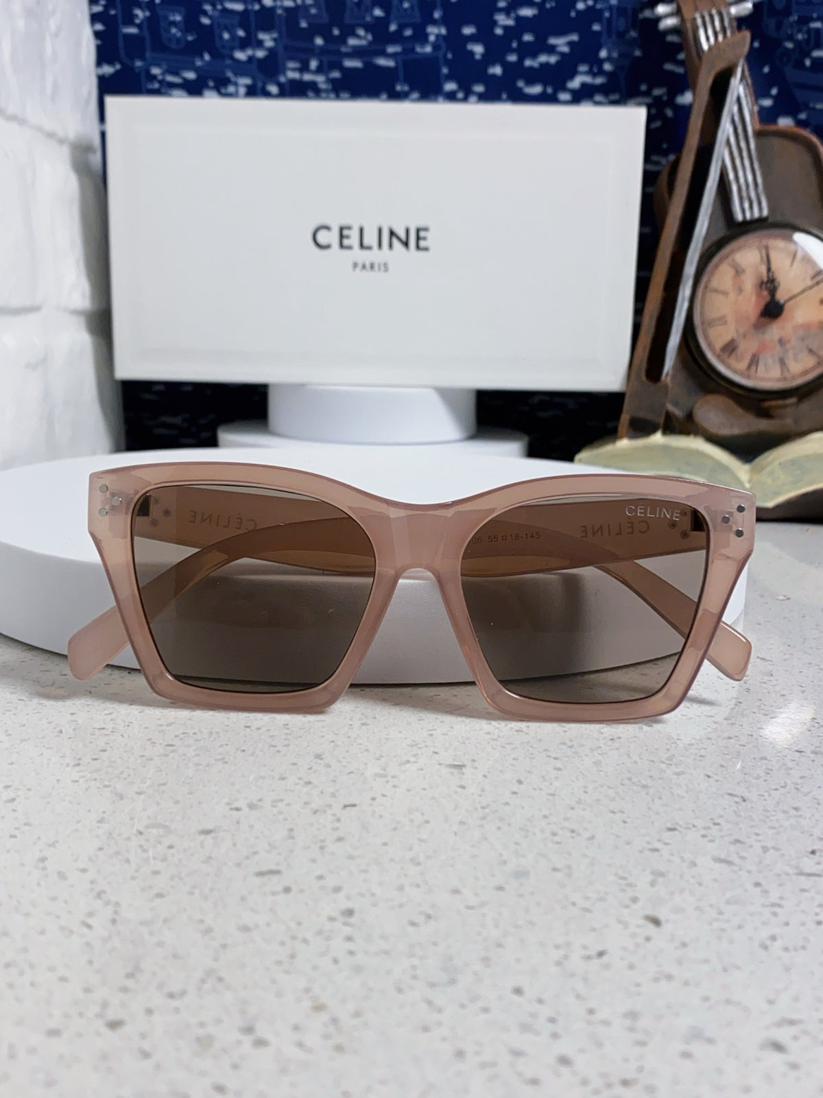 Celine Square Gray Lens Sunglasses for Men & Women - detail image 9