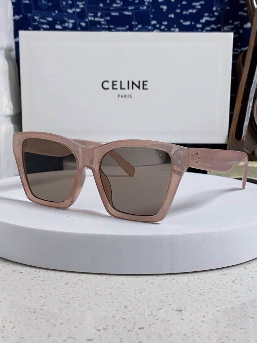 Celine Square Gray Lens Sunglasses for Men & Women