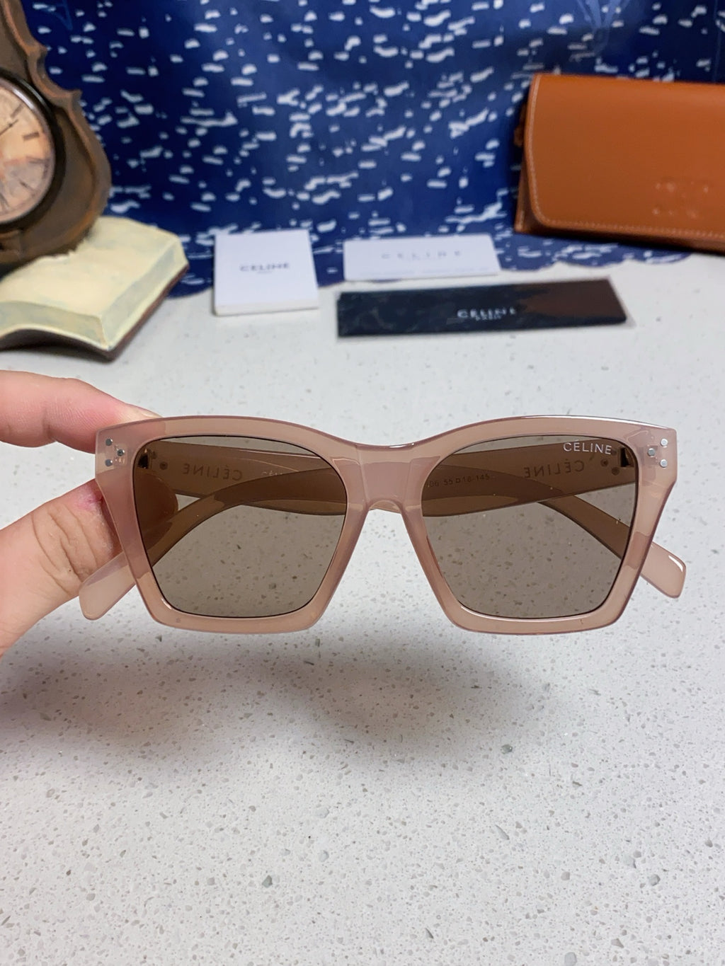 Celine Square Gray Lens Sunglasses for Men & Women - 431933 - detail image 4