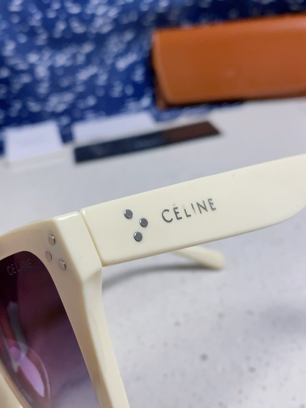 Celine Square Silver Lens Sunglasses for Men & Women - 486947 - detail image 7