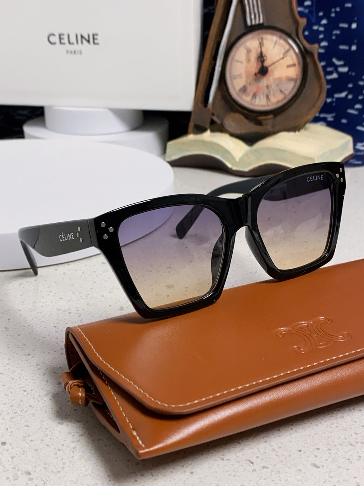 Celine Square Silver Lens Sunglasses for Men & Women - 486950 - detail image 10
