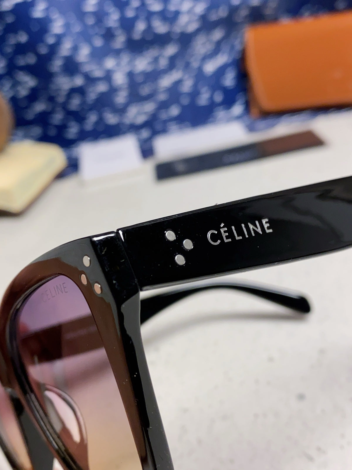 Celine Square Silver Lens Sunglasses for Men & Women - 431937 - detail image 7