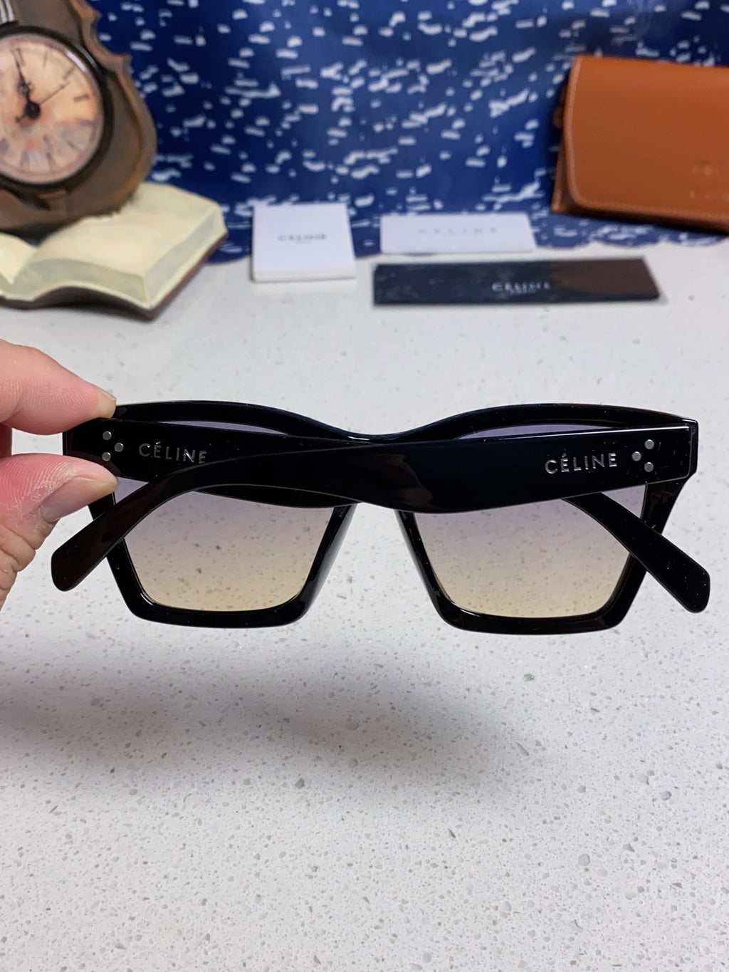 Celine Square Silver Lens Sunglasses for Men & Women - 431937 - detail image 5