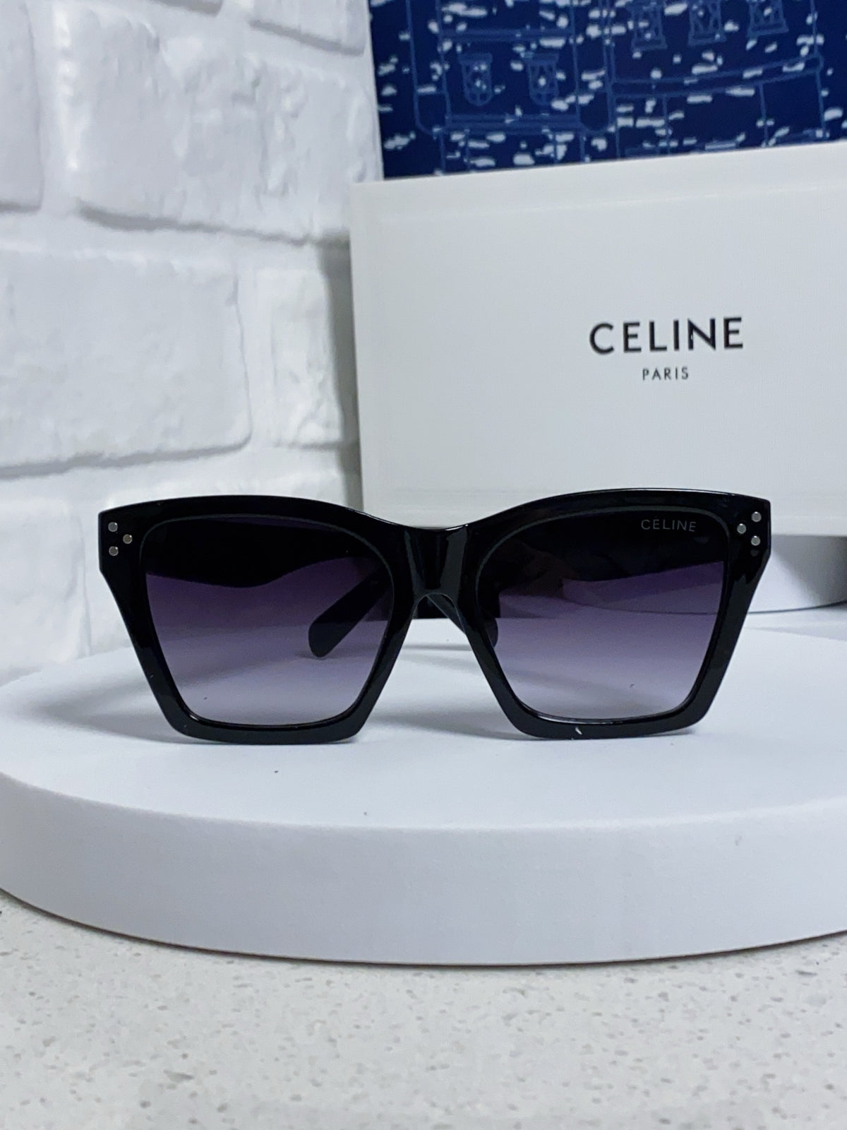 Celine Square Black Lens Sunglasses for Men & Women - 431938 - detail image 2