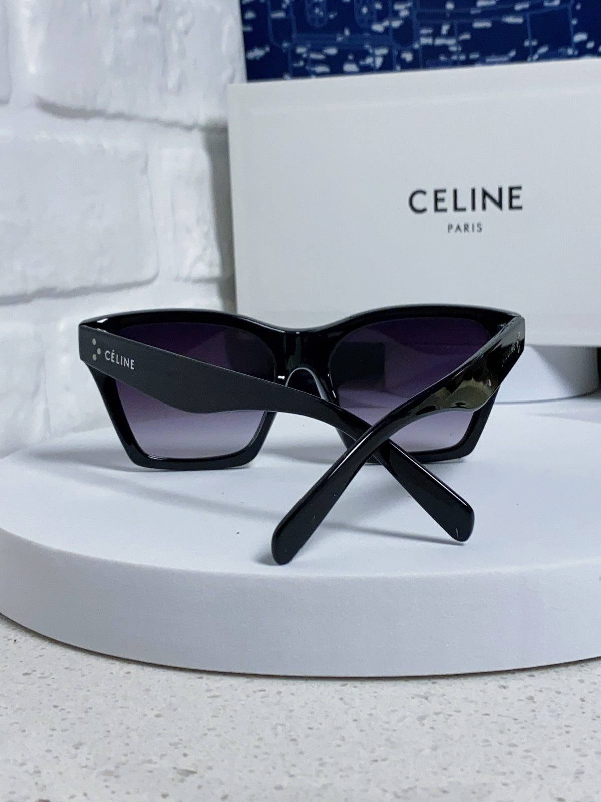 Celine Square Black Lens Sunglasses for Men & Women - 431938 - detail image 3