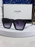 Celine Square Black Lens Sunglasses for Men & Women - 431938