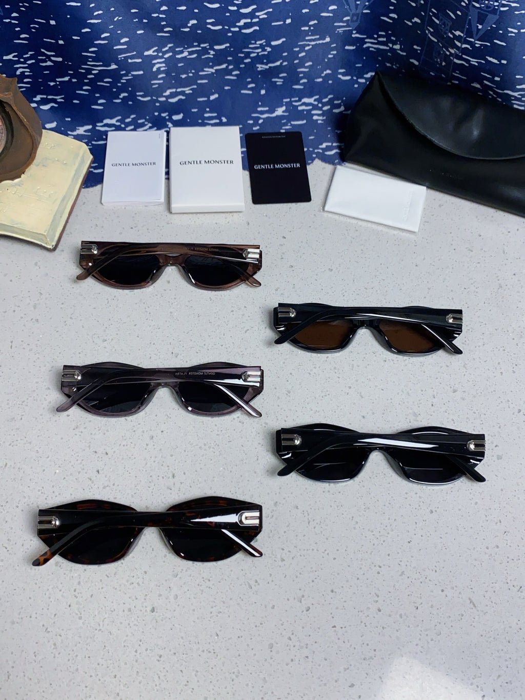 Gentle Monster DADA Cat-Eye Silver Lens Sunglasses for Men & Women - detail image 11