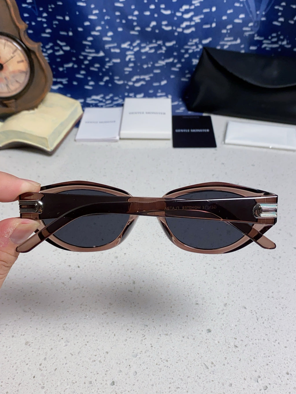 Gentle Monster DADA Cat-Eye Silver Lens Sunglasses for Men & Women - detail image 5