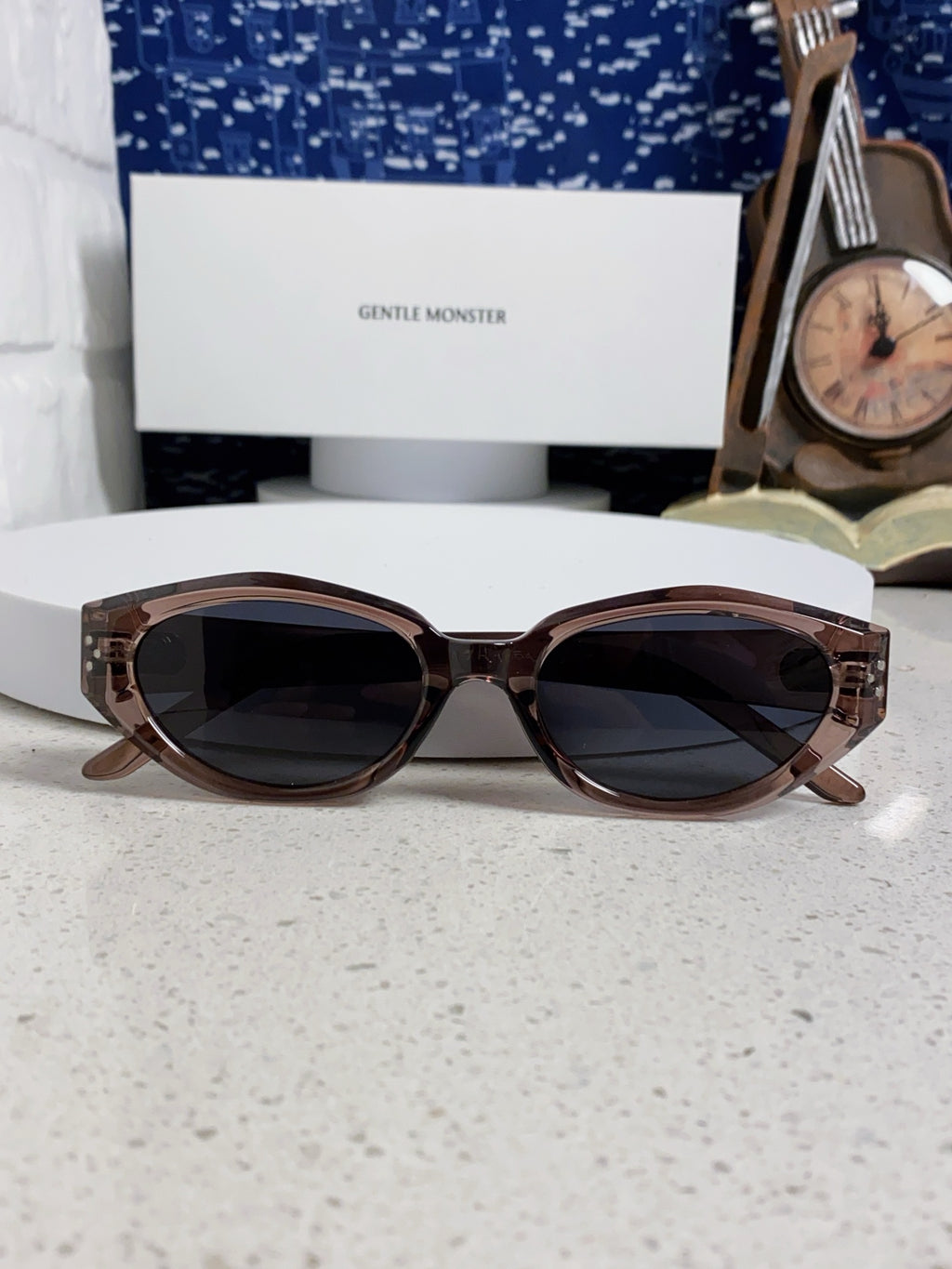 Gentle Monster DADA Cat-Eye Silver Lens Sunglasses for Men & Women - detail image 9