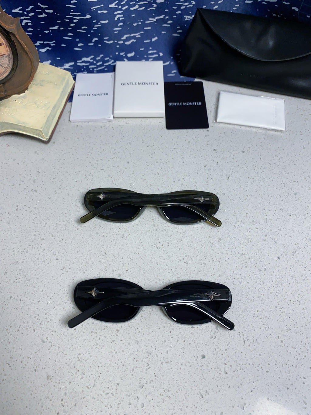Gentle Monster BANDONA Round Black Lens Sunglasses for Men & Women - 488039 - detail image 11