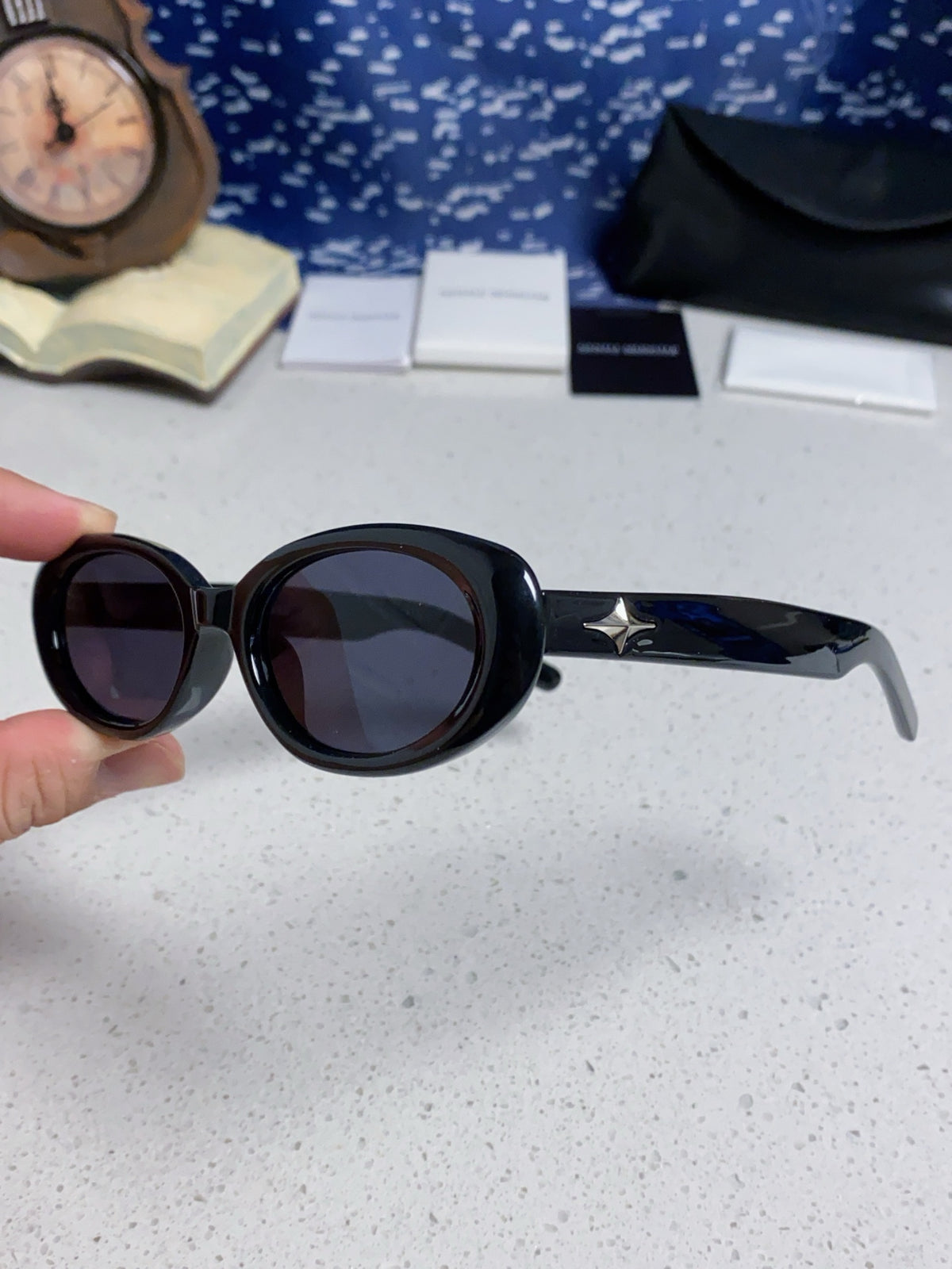 Gentle Monster BANDONA Round Black Lens Sunglasses for Men & Women - 432958 - detail image 6
