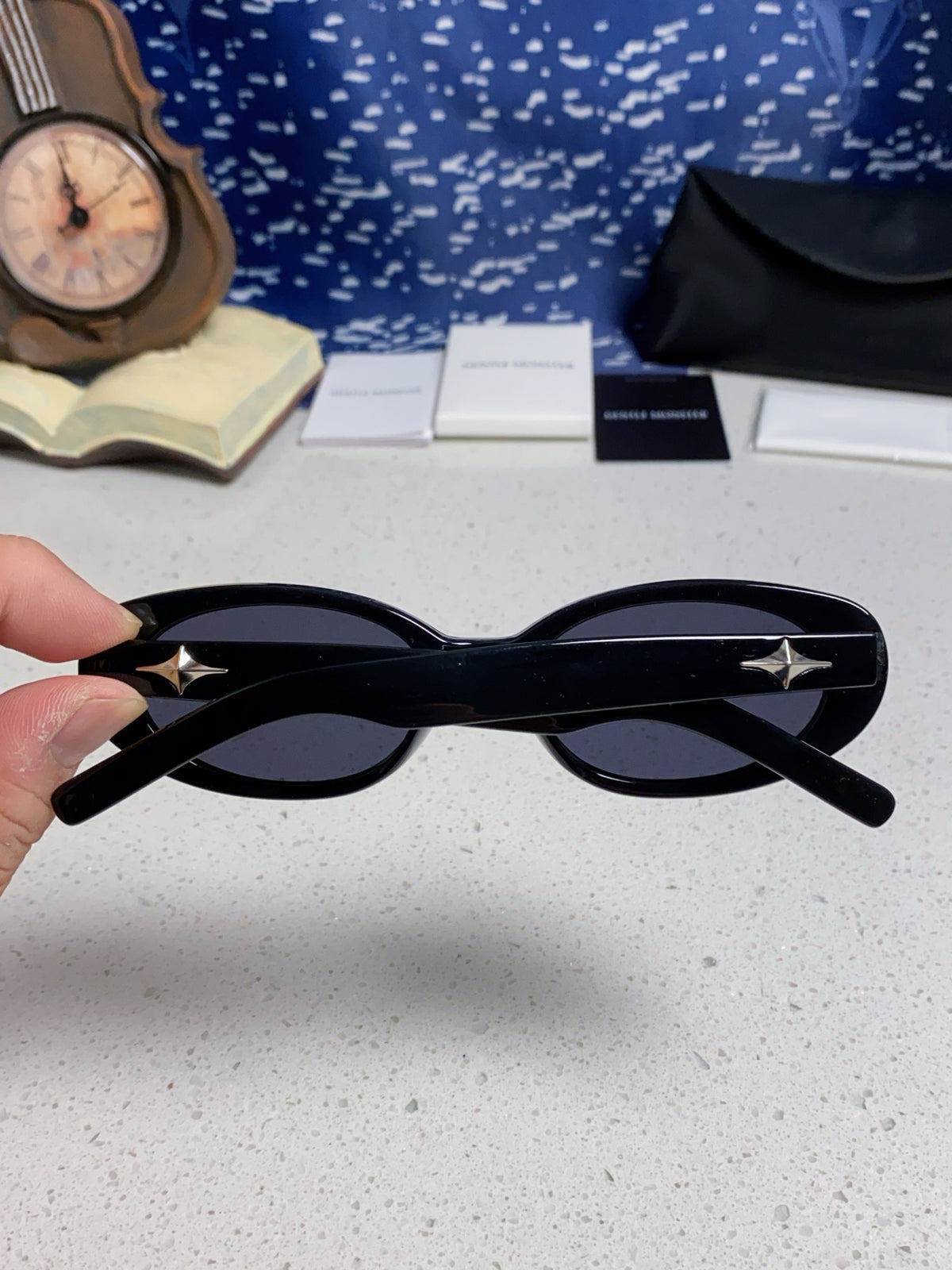 Gentle Monster BANDONA Round Black Lens Sunglasses for Men & Women - 432958 - detail image 5