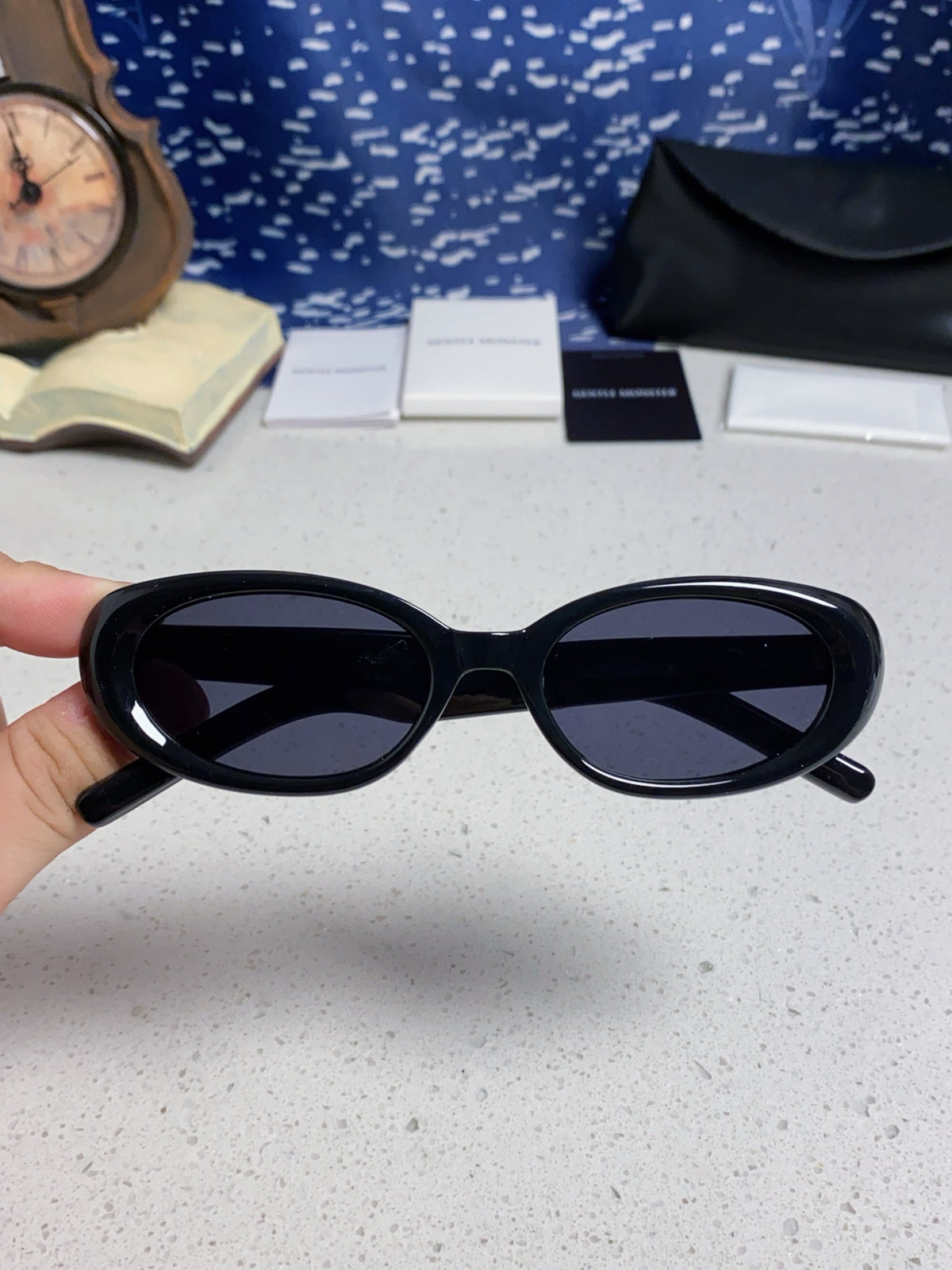 Gentle Monster BANDONA Round Black Lens Sunglasses for Men & Women - 432958 - detail image 4