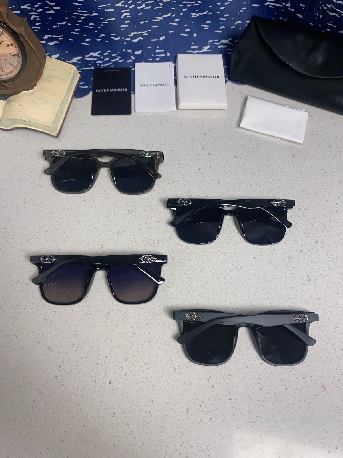 Gentle Monster Polarized Fashion Black Lens Sunglasses for Men & Wome - 488042 - detail image 11