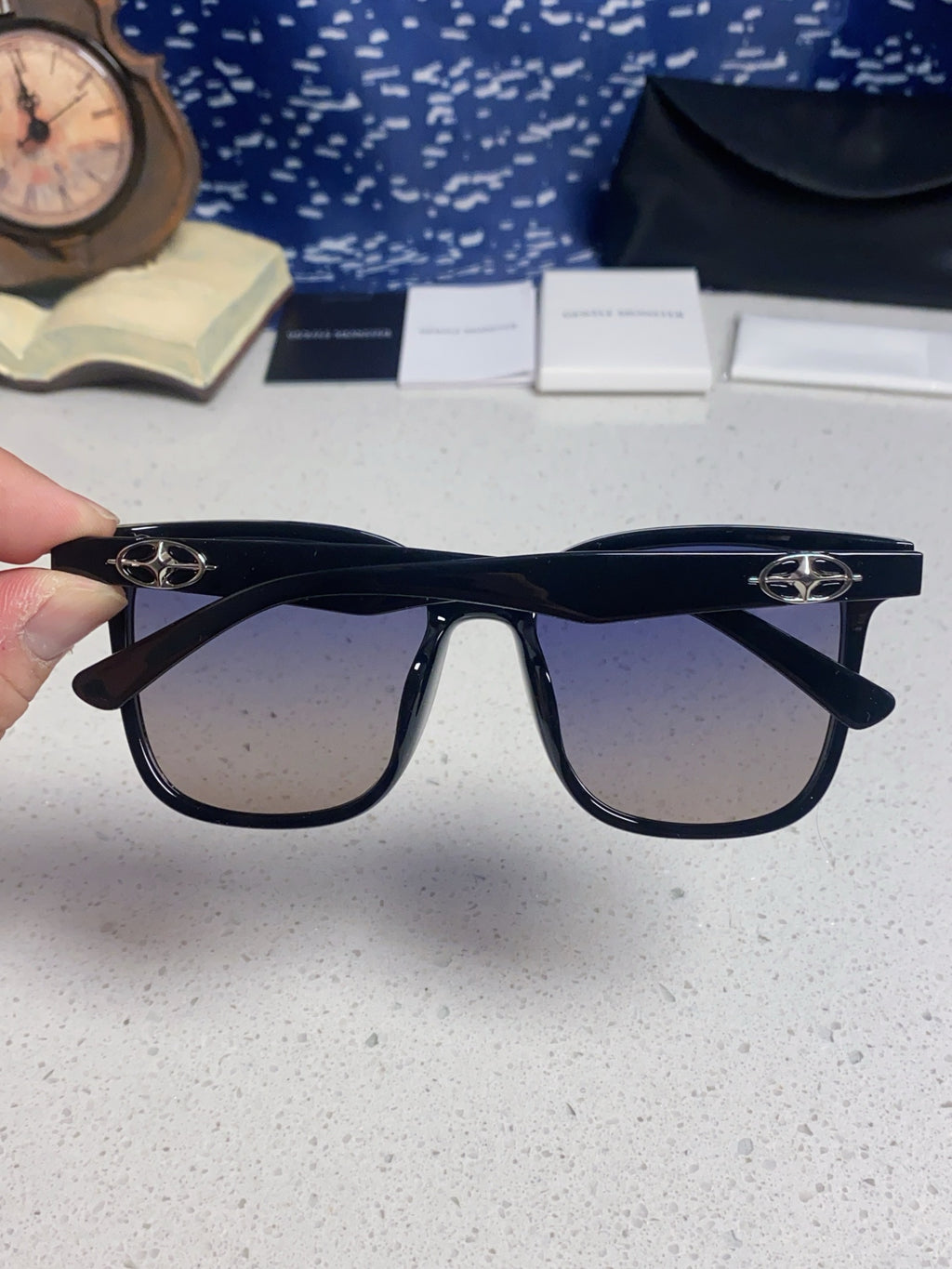 Gentle Monster Polarized Fashion Blue Lens Sunglasses for Men & Women - 358870 - detail image 5