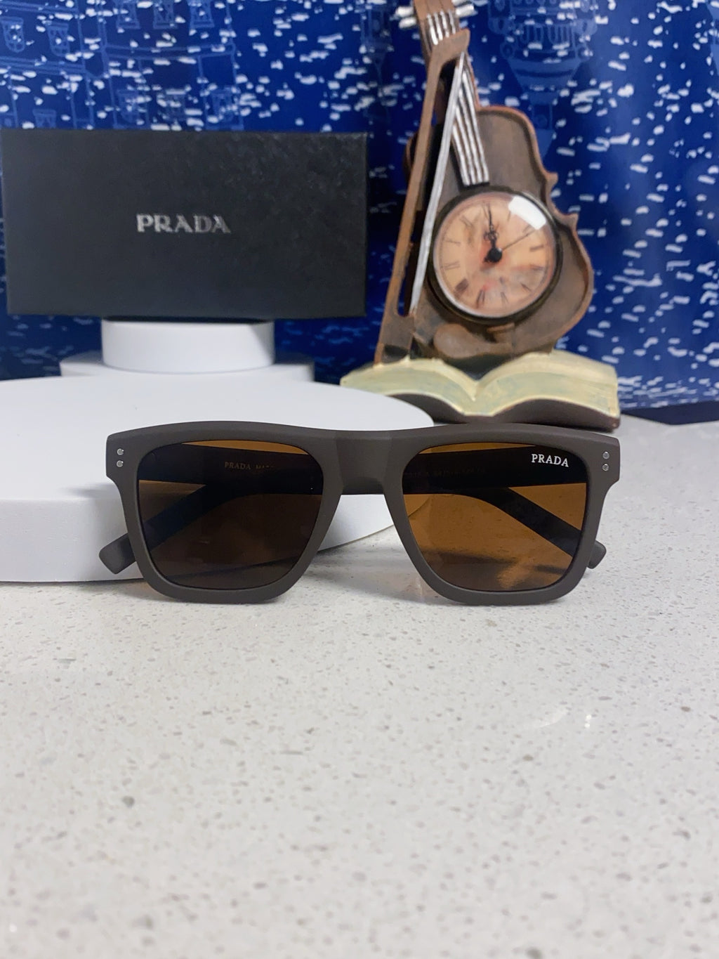 Prada Square Brown Lens Sunglasses for Men & Women - 487018 - detail image 9