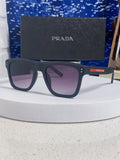 Prada Square Blue Lens Sunglasses for Men & Women - 432054