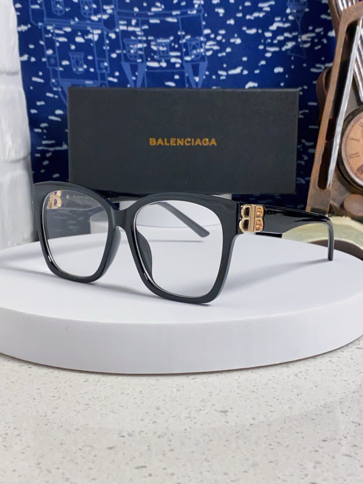Balenciaga BB0102SA Fashion Silver Lens Sunglasses for Men & Women - 358657