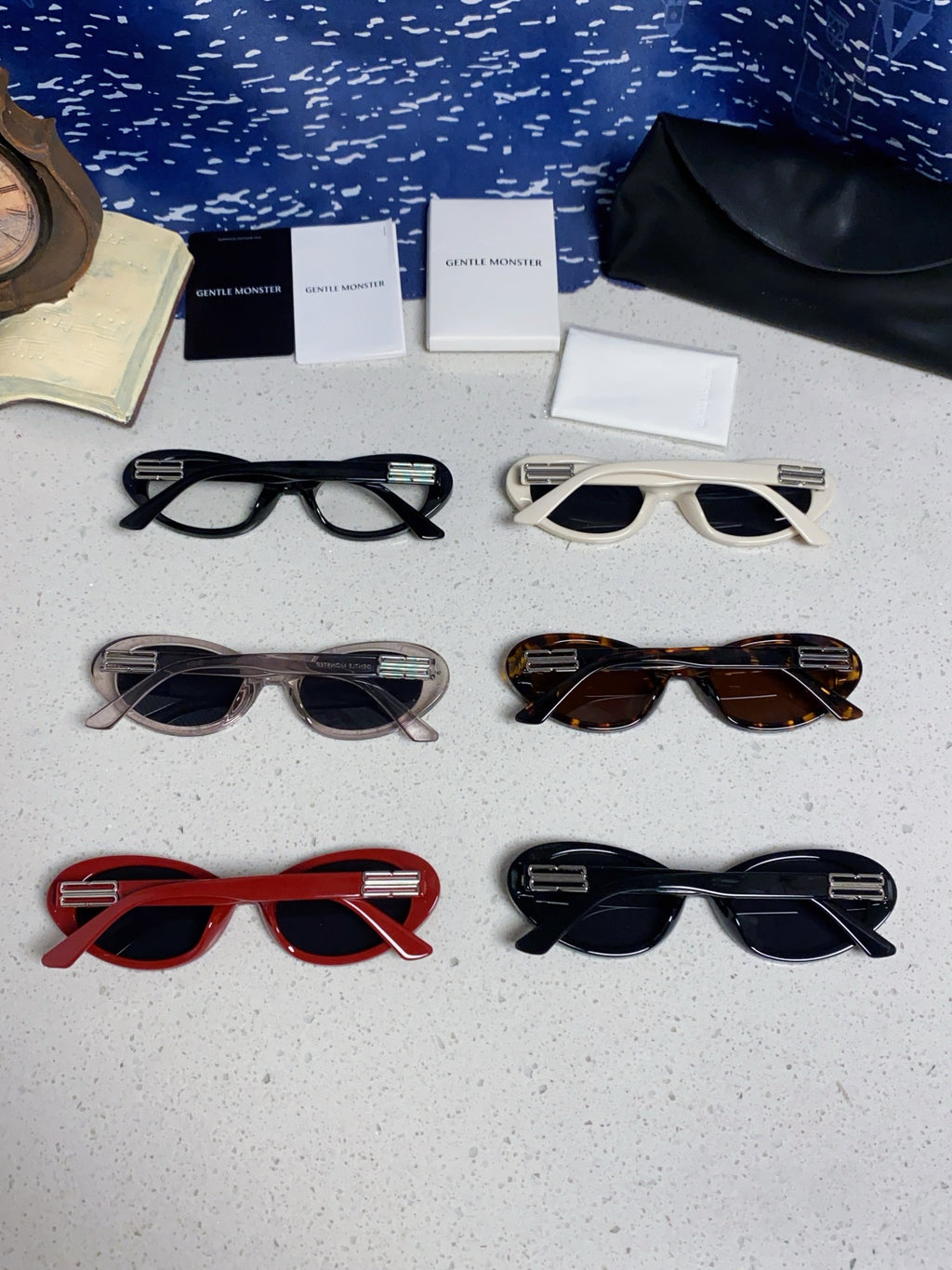 Gentle Monster JEANS Cat-Eye Black Lens Sunglasses for Men & Women - 132653 - detail image 11