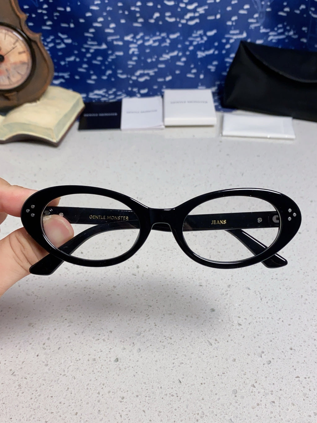 Gentle Monster JEANS Cat-Eye Silver Lens Sunglasses for Men & Women - 132648 - detail image 4