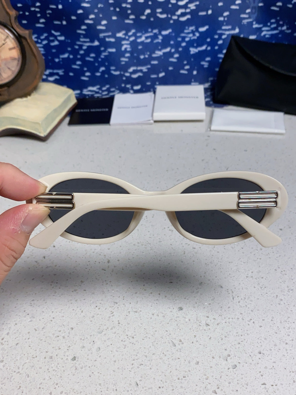 Gentle Monster JEANS Cat-Eye Silver Lens Sunglasses for Men & Women - 132651 - detail image 5