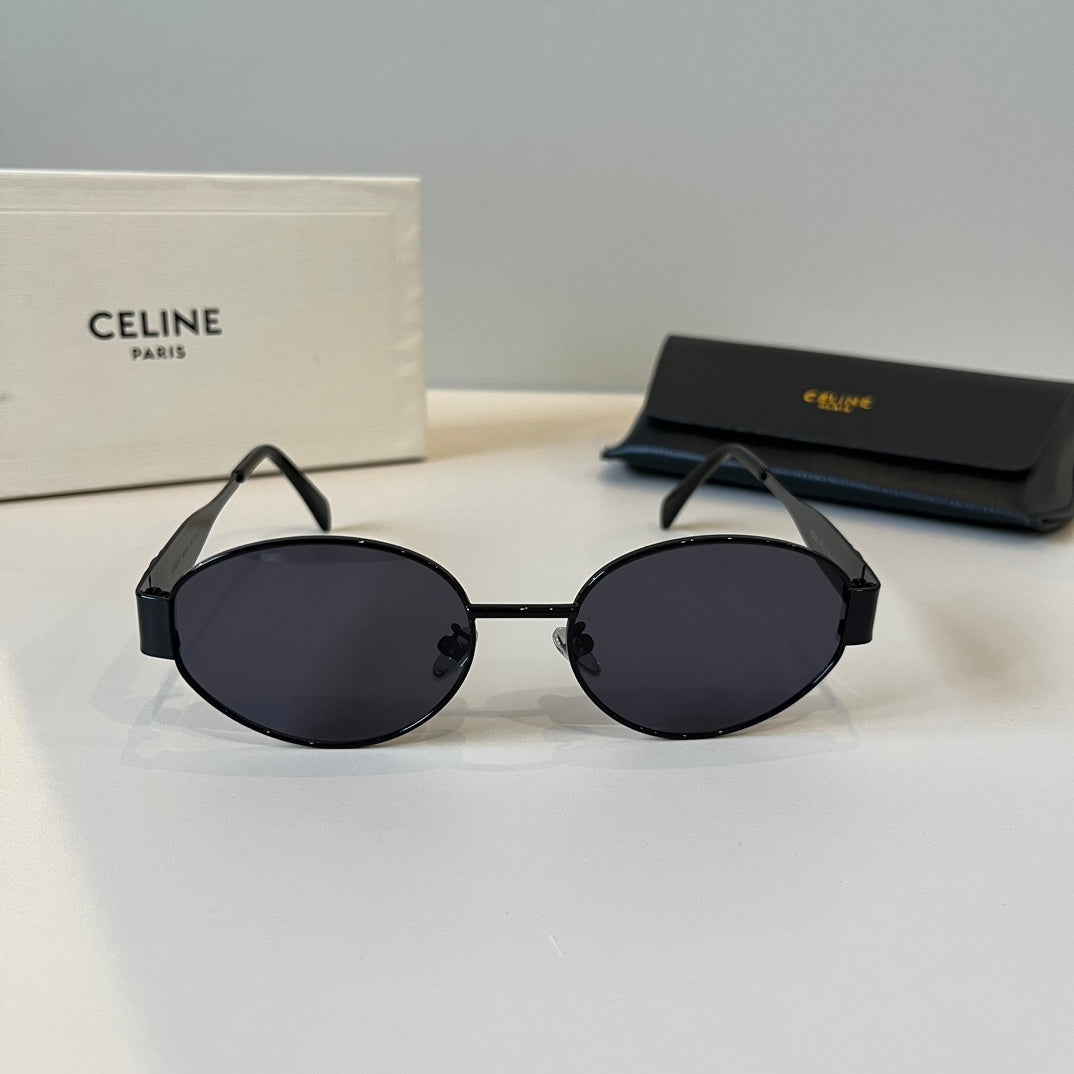 Celine Cat-Eye Black Lens Sunglasses for Men & Women - detail image 2