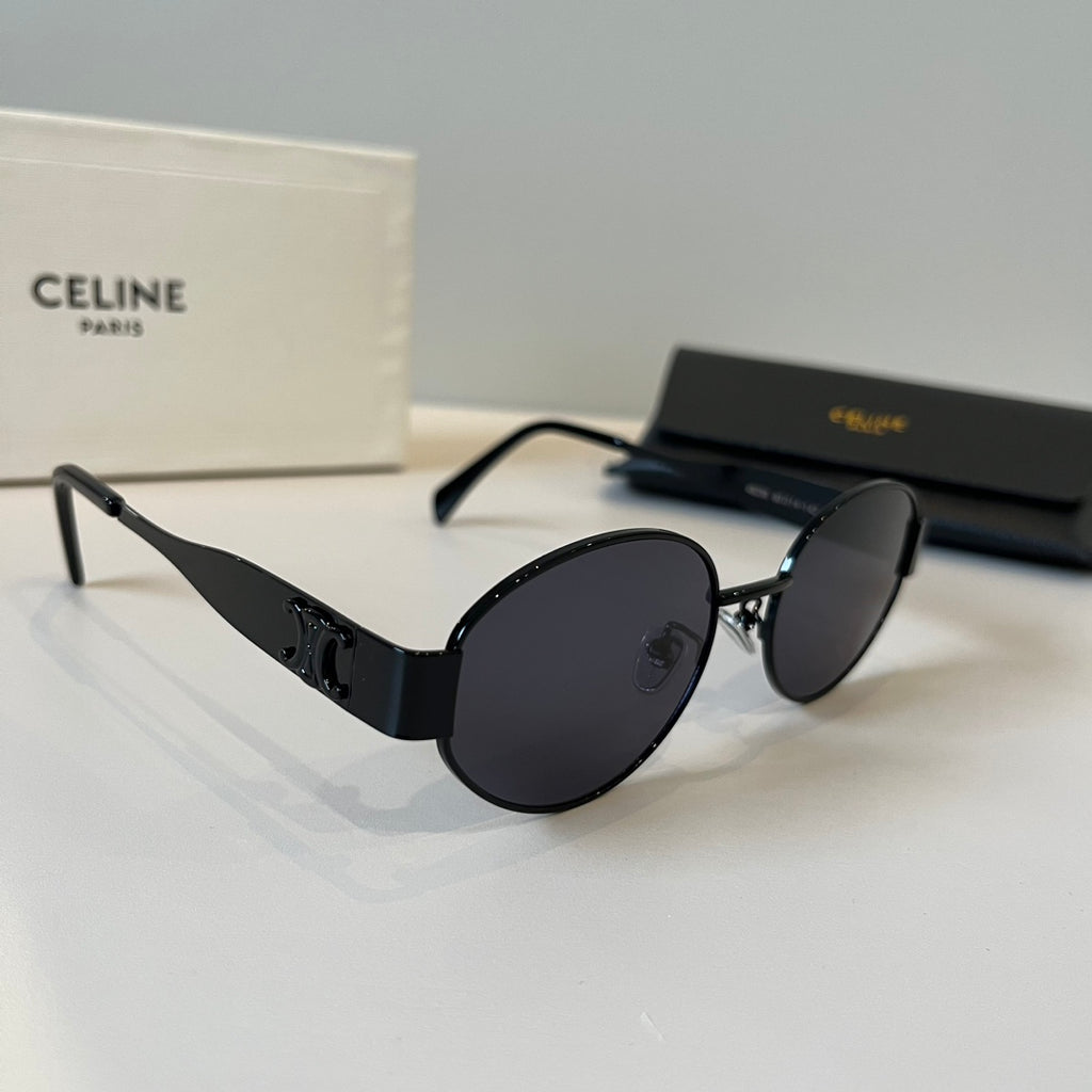 Celine Cat-Eye Black Lens Sunglasses for Men & Women - 432030