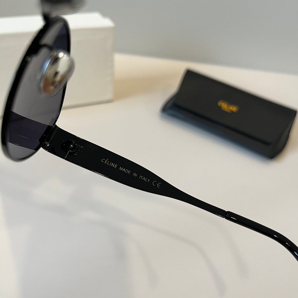 Celine Cat-Eye Black Lens Sunglasses for Men & Women - 432030 - detail image 4