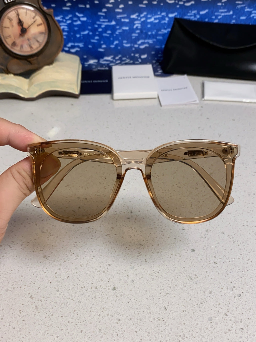 Gentle Monster JACKIE Fashion Brown Lens Sunglasses for Men & Women - 466395 - detail image 4