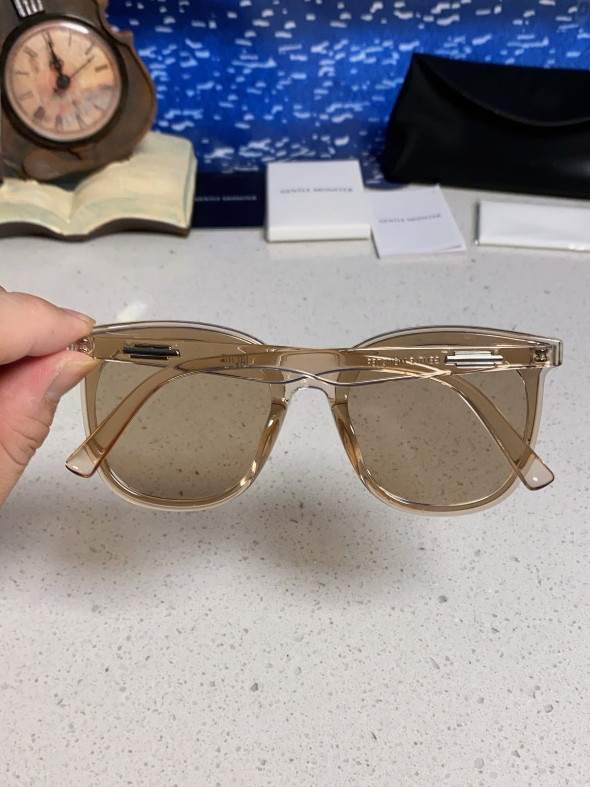 Gentle Monster JACKIE Fashion Brown Lens Sunglasses for Men & Women - 466395 - detail image 5