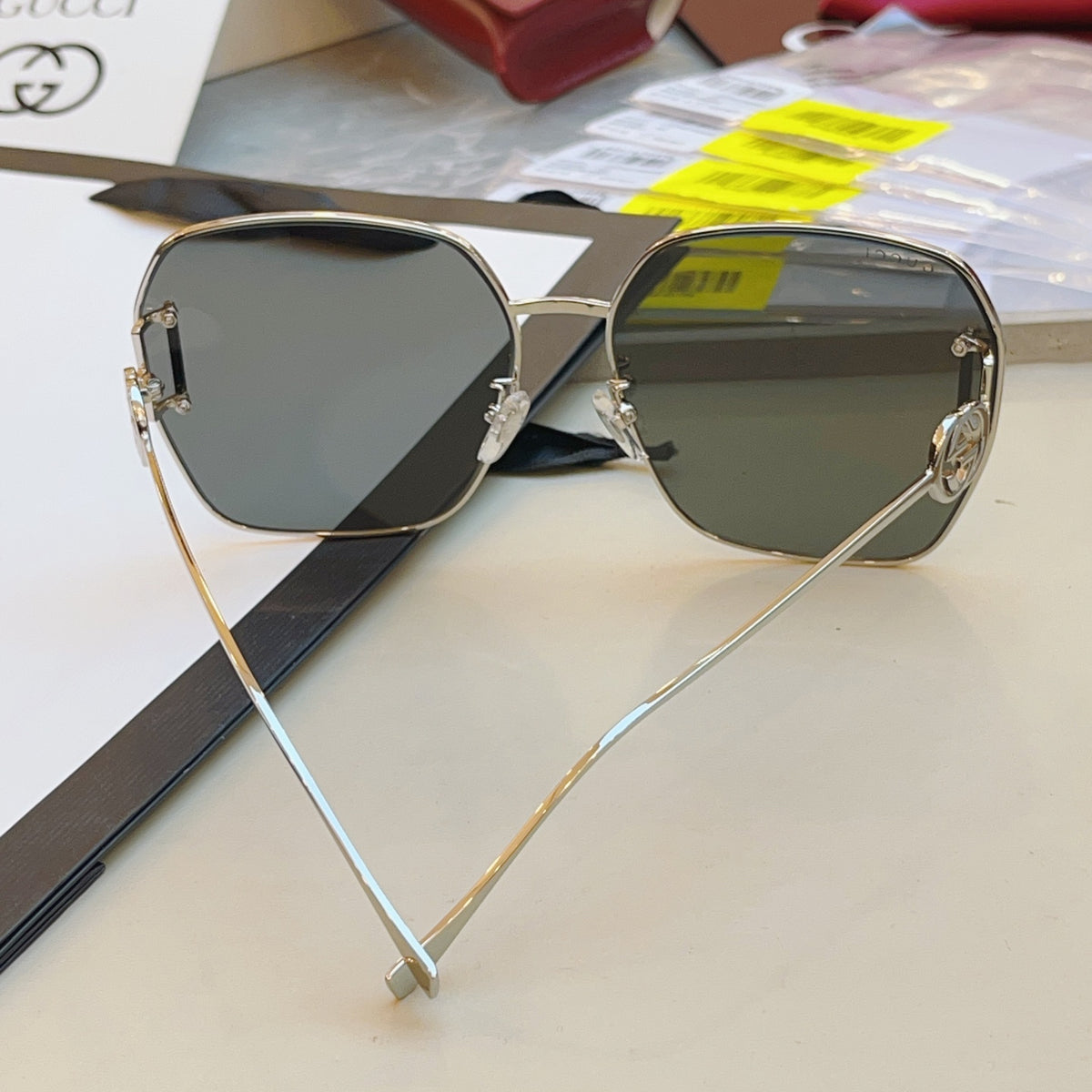 Gucci GG1207SA Fashion Brown Lens Sunglasses for Men & Women - detail image 5