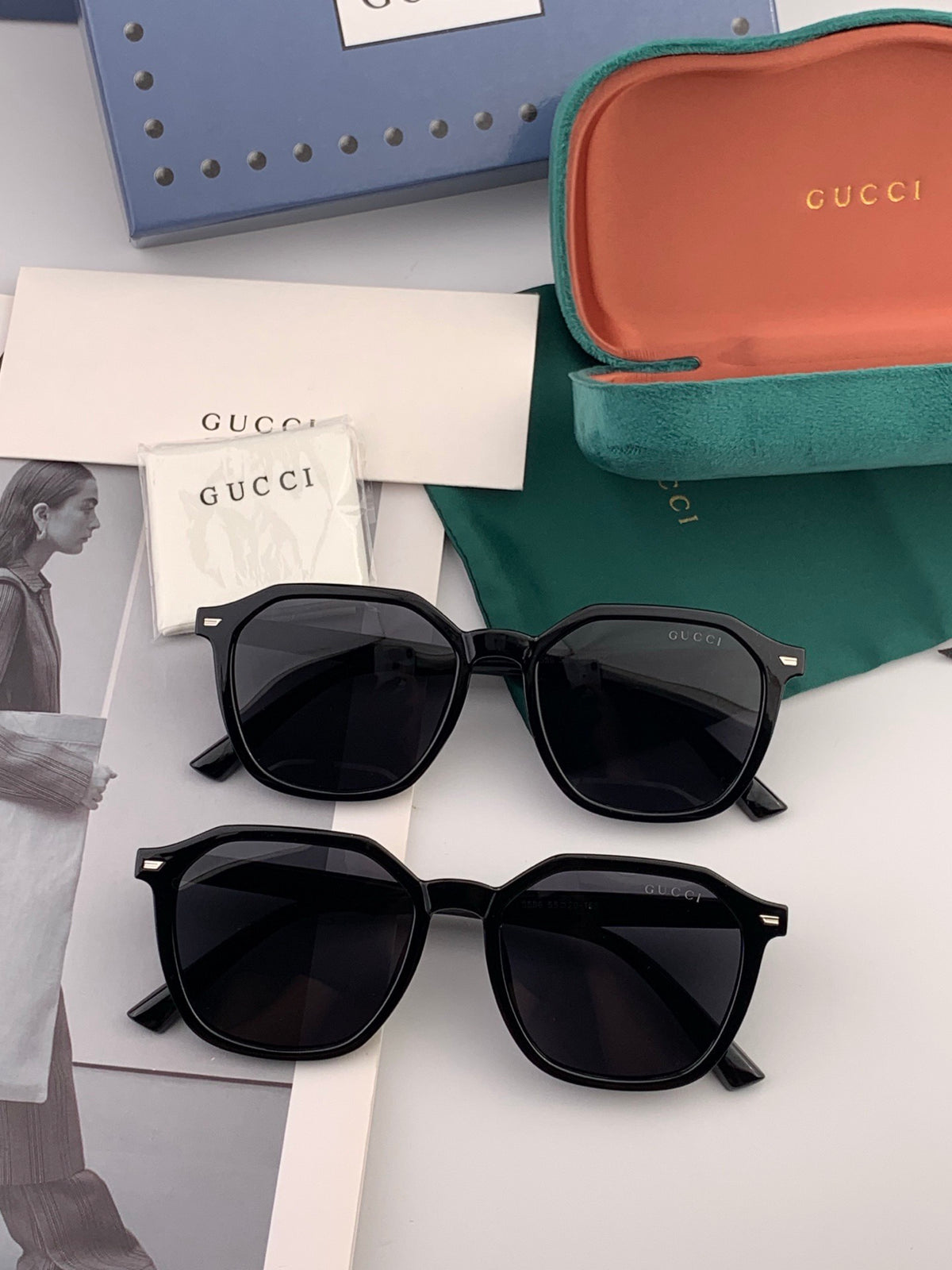 Gucci G6358 Fashion Gold Lens Sunglasses for Men & Women - 866946 - detail image 6