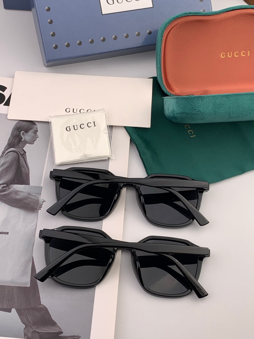 Gucci G6358 Fashion Gold Lens Sunglasses for Men & Women - 866946 - detail image 5