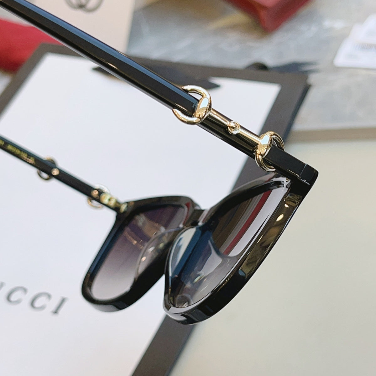 Gucci GG2057SK Fashion Black Lens Sunglasses for Men & Women - 493267 - detail image 8