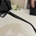Saint Laurent Metal Fashion Silver Lens Sunglasses for Men & Women - 998005