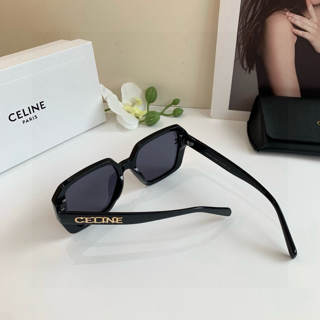 Celine Square Black Lens Sunglasses for Men & Women - 358277 - detail image 2
