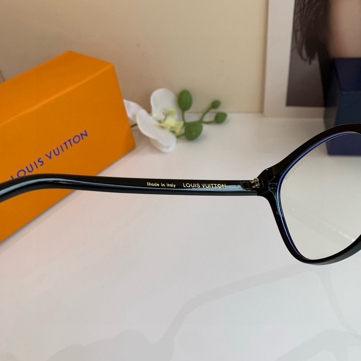 Louis Vuitton Blue-Light Square Silver Lens Sunglasses for Men & Women