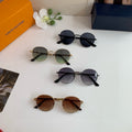 Louis Vuitton Metal Round Silver Lens Sunglasses for Men & Women