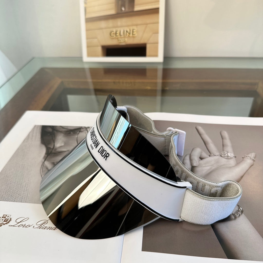 Dior Fashion Gray Sun Visor for Men & Women - 431720 - detail image 2